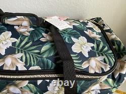 EXTRA LARGE Rolling Duffel Juicy Couture Travel Bag Suitcase Luggage Tropical