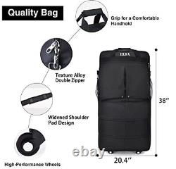 Expandable Foldable Luggage Suitcase Rolling Duffel Bag Travel Bag for Men Wo