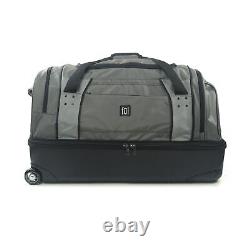 FUL Workhorse 30 Inch Rolling Duffel Bag, Travel Luggage with Wheels Black