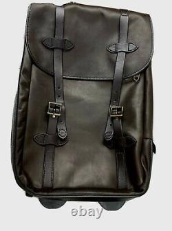 Filson Weatherproof Leather Rolling Carry-On Bag RETAIL $ 1495