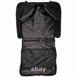 Folding Garment Bag Luggage Carry Suitcase Travel Wheels Rolling Wheeled Case