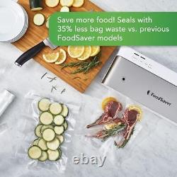 FoodSaver Compact Vacuum Sealer Machine with Sealer Bags and Roll for Airtigh