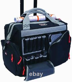 G-Outdoors GPS Rolling Range Zipper Backpack w-Shoulder Strap Ranger Bag Black