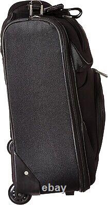 Garment Bag with Wheels for Suits Travel Luggage Carry on Suitcase Fold Rolling