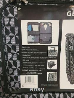 Geoffrey Beene Deluxe Rolling Garment Carrier in Black 766-43 Luggage Suitcase