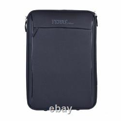 Gianfranco Ferre Milano Unisex Black Carry On Rolling Travel Suitcase Bag
