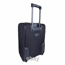 Gianfranco Ferre Milano Unisex Black Carry On Rolling Travel Suitcase Bag