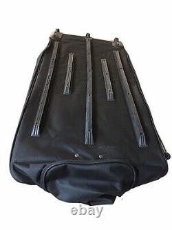 Gothamite 36-inch Rolling Duffle Bag with Wheels Luggage Bag Hockey Bag Black