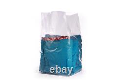 Gusseted Bags on a Roll 30 x 26 x 60 Clear 2 Mil 100/Roll Poly Bags