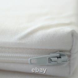 HGV Easy To Wash Roll Out Memory Foam Mattress Topper Single Double Cover &Bag