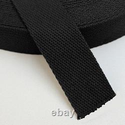 Heavy Duty 100% Cotton Canvas Strong Webbing Bag Straps, Belts Harness UK Stock
