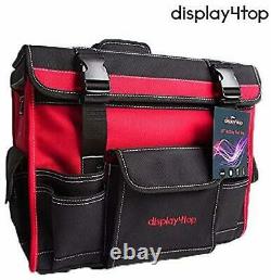 Heavy Duty Mobile Rolling Tool Bag On Wheels With Pockets Case Storage Brand New