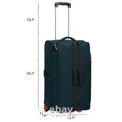 Hynes Eagle Rolling Wheeled Duffel Bag Softside Luggage Checked Suitcase 26 inch