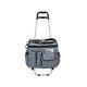 JJRING Rolling Craft Bag, Wheeled Tote Bag with Detachable Trolley, Gray Art