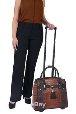 JKM and Company BOSTON Rolling Briefcase Tote Bag