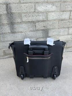 JKM and Company Computer iPad Laptop Tablet Rolling Bag Luggage 2-wheel Black