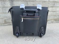 JKM and Company Computer iPad Laptop Tablet Rolling Bag Luggage 2-wheel Black