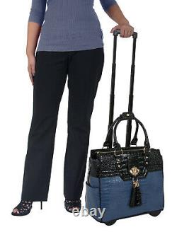 JKM and Company THE OCEANSIDE Rolling Briefcase Tote Bag