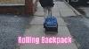 J World New York Sunrise Rolling Backpack Roller Bag With Wheels