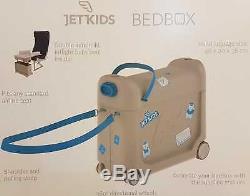 JetKids BedBox Ride On Plane Luggage Rolling Kid Bed Mattress Child Suitcase Bag