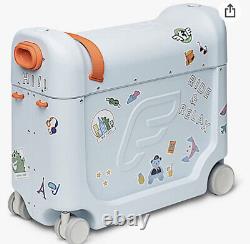 JetKids BedBox Ride-On Plane Luggage Rolling Kid Bed Mattress Child Suitcase Bag