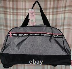 Juicy Couture Heather Grey Rolling Duffle Bag