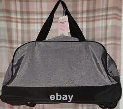 Juicy Couture Heather Grey Rolling Duffle Bag
