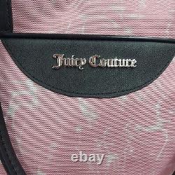 Juicy Couture Rolling Duffle Marble Pink White Travel Bag Suitcase XL NWT