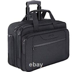 KROSER Rolling Laptop Bag Premium Wheeled Briefcase Fits Up to 17.3 Inch
