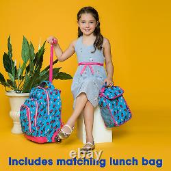 Kids' Lollipop Rolling Backpack & Lunch Bag Set, Fox, One Size