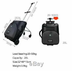 Kids scooter suitcase Lazy carry on rolling luggage ride on trolley bag for baby