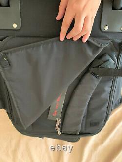Kirkland Executive Luggage Rolling Garment Bag / Black Nylon NEW! (#37)