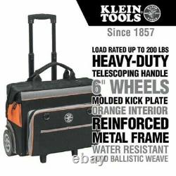 Klein Tools 55452Rtb Tool Bag, Tradesman Pro Rolling Tool Bag, 24 Pockets