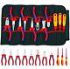 Knipex Tool Roll Bag (11 Piece) 1000V Insulated 8 Pliers 3 Screwdrivers 00 19 41