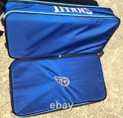 LARGE Athalon NFL TN TITANS Portable Rolling Tailgating Bar Suitcase, Ice Cooler