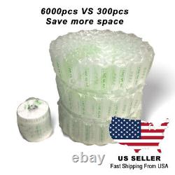LINEME Air Cushion Air Pillow Filler Bag for packaging 6000pcs 1969ft Roll 8x4