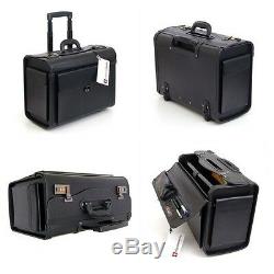 Laptop Bags With Wheels Rolling Wheeled Briefcase Travel Business Locking Case