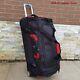 Large Capacity Shoulders Travel Bag Rolling Luggage Backpack Suitcase Wheel