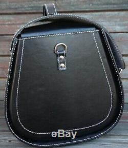 Large Leather Top Case Roll Bag Vespa Primavera 946 PX LXV GTS GTV Vintage Black