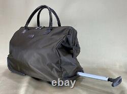 Lipault Luggage 19 Wheeled Carry-On Rolling Bag Duffle Tote Brown Weekender