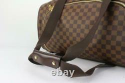 Louis Vuitton Damier Ebene Eole 55 Rolling Luggage Duffle Bag 817lv44