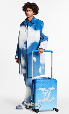 Louis Vuitton Horizon 55 LV Clouds Blue White Cabin Rolling Luggage Travel Bag