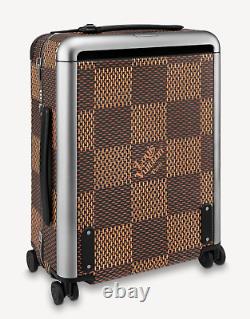 Louis Vuitton Horizon 55 Nigo LV Made Cabin Rolling Luggage Damier Travel Bag