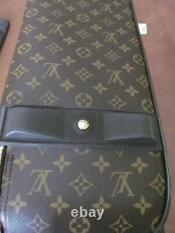 Louis Vuitton Rolling Suitcase Monogram Carry On Travel Bag Luggage