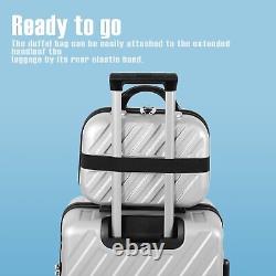 Luggage 5 Piece Sets Lightweight Rolling Hardside Travel Suitcase with TSA Lock