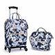 Luggage Bag Wheels Carry on Duffle Trolley Rolling Suitcase Travel Waterproof