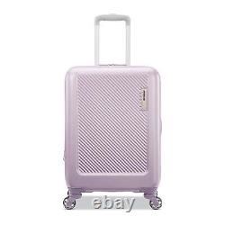 Luggage Purple Detachable Laundry Bag Extension Rolling Dual Swivel Wheels