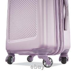 Luggage Purple Detachable Laundry Bag Extension Rolling Dual Swivel Wheels