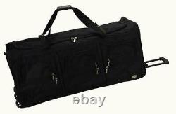 Luggage Rolling Duffle Bag with Wheels Zipper Internal Handle Storage 40 Inch