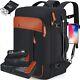 Lumesner Rolling Backpack, 17 inch Water Resistant Wheeled Laptop Backpack